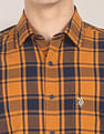 U.S. Polo Assn. Spread Collar Check Casual Shirt