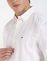 Tommy Hilfiger Striped Regular-Fit Dobby Shirt