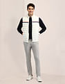 U.S. Polo Assn. Horizontal Stripes Regular Fit Jacket
