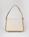 Tommy Hilfiger Solid Brown Polyester Sling Bag