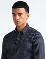 Flying Machine Vertical Stripe Cotton Shirt