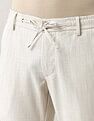 Arrow Sport Textured Slim Fit Trousers