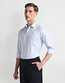 Arrow Vertical Stripe Auto Press Shirt