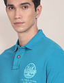 U.S. Polo Assn. Denim Co. Placement Print Pique Polo Shirt