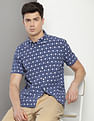 Tommy Hilfiger Mini Palm Print Slim Shirt