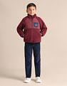 U.S. Polo Assn. Kids Boys Solid Stand Collar Jacket