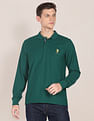 U.S. Polo Assn. Long Sleeve Solid Pique Polo Shirt
