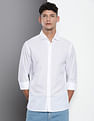 Tommy Hilfiger Slim Fit Poplin Solid Shirt