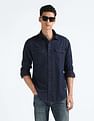 Flying Machine Cotton Chambray Weave Shirt