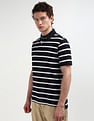 Tommy Hilfiger Horizontal Stripe Cotton Polo Shirt