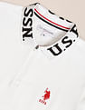 U.S. Polo Assn. Branded Collar Slim Fit Polo Shirt