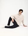 Calvin Klein Jeans Solid Regular-Fit Wool Sweater