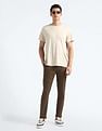 Flying Machine Slash Slim Tapered Solid Chinos