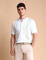 U.S. Polo Assn. Colourblocked Slim Fit Polo Shirt