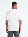 Flying Machine Pure Cotton Solid Polo Shirt