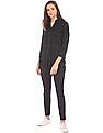 U.S. Polo Assn. Women Longline Check Shirt