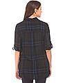 U.S. Polo Assn. Women Longline Check Shirt