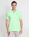 Arrow Sports Contrast Tipped Pique Polo Shirt