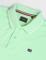Arrow Sports Contrast Tipped Pique Polo Shirt