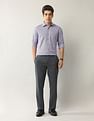 Arrow Textured Manhattan Slim Fit Shirt