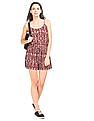 Aeropostale U-Neck Printed Romper