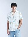 Flying Machine All Over Printed Digitopia Shirt