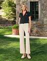 U.S. Polo Assn. Women Tipped Collar Regular Fit Polo Shirt