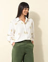 U.S. Polo Assn. Women Floral Embroidered Top