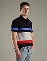 Tommy Hilfiger Striped Regular-Fit Cotton Polo T-Shirt