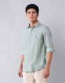 U.S. Polo Assn. Denim Co. All-Over Printed Pure Cotton Shirt