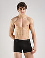 Calvin Klein Underwear Black Solid Mid Rise Trunk