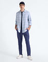 Flying Machine Tartan Check Slim Shirt