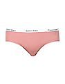Calvin Klein Underwear Women Pink Mid Rise Solid Hipster Panties