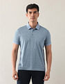 Arrow Geometric Printed Night Is Young Polo Shirt