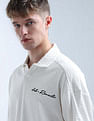 Flying Machine Typographic Printed Color Of Home Polo Shirt