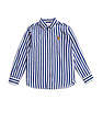 U.S. Polo Assn. Kids Boys Vertical Stripe Spread Collar Shirt