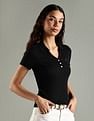 Tommy Hilfiger F25JWKT061 BLACK Womens T-Shirt