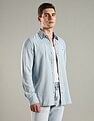 Tommy Hilfiger Solid Regular Fit Cotton Shirt