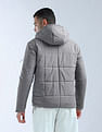 Flying Machine Solid Regular Fit Puffer Jacket