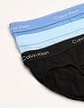 Calvin Klein Underwear Solid Multi Low Rise Briefs - Pack Of - 3