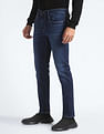 Flying Machine Slash Slim Tapered Fit Jeans