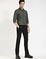 Tommy Hilfiger Self-Design Slim-Fit Cotton Shirt